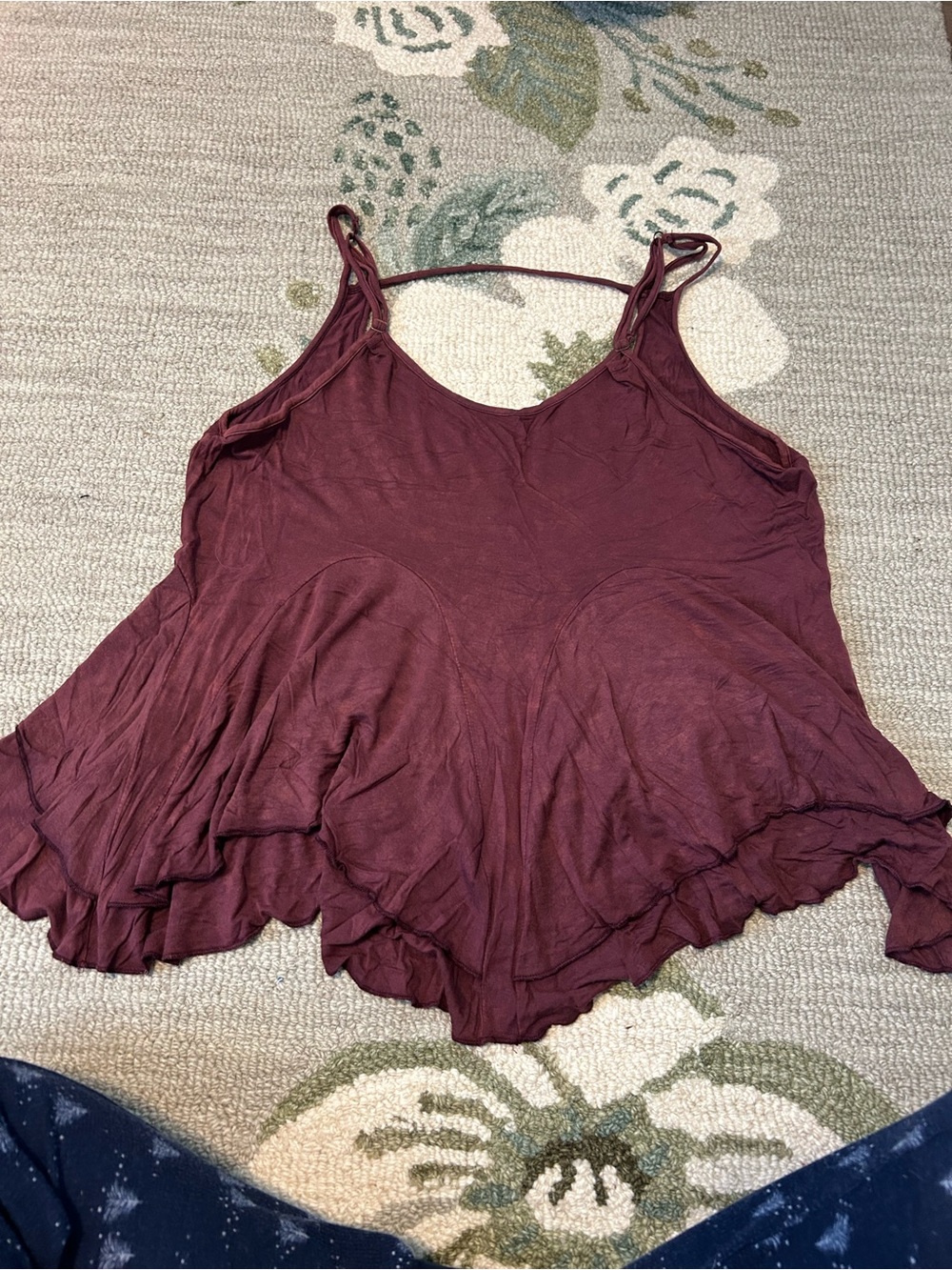 POL Lightweight Burgundy Spaghetti Strap Camisole